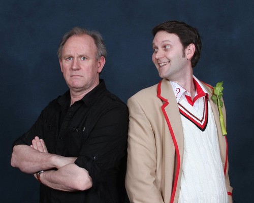 Kevin meets Peter Davison Who is Not Amused