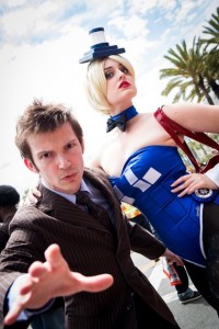 Rachel and Kevin as he Doctor and TARDIS